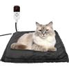 Voarge Coperta Elettrica per Cani e Gatti - Tappetino Riscaldante Con 9 Livelli di Temperatura, Lavabile, Morbida per Neonati/Cuccioli