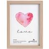 goldbuch Cornice portafoto Verona in legno MDF per 1 foto/foto 13 x 18 cm, cornice da appoggiare, cornice portafoto con supporto da appendere, cornice ca. 14,5 x 19,5 x 1,5 cm, colore naturale
