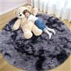 smiry - Tappeto shaggy a pelo lungo per soggiorno, antiscivolo, lavabile, morbido e soffice, moderno, ideale per la decorazione del soggiorno, camera da letto, cameretta dei bambini, 200 x 200 cm