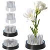 wlsvega 4 Pezzi Utensili Ikebana - Fiore Rana Rotonda Supporto - 4 Pezzi Rana Rotonda - Adatto Per Decorazioni Floreali, Sala da Tè, Club di Fascia Alta, Giardino,Decorazioni per La Casa