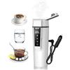 Nardea Bollitore da Viaggio per Auto 24/12v, Bollitore Elettrico Portatile Auto con Temperatura Regolabile, Caldaia ad acqua per Riscaldamento auto per Acqua Tè Caffè latte neonato, 450ml
