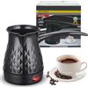 LOMUG Caffettiera Elettrica Turca, 500ml Caffettiera Elettrica a Induzione, Caffè Espresso a Induzione con Maniglia, Macchina per Espresso, Bollitore per Caffè Turco per Mocca, Viaggio, Ufficio, Casa