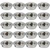 BOZONLI 20pcs Diametro 35mm Maniglie Rotonde Incasso de Porta Scorrevole in Acciaio Inox Maniglia da Incasso per Porta Armadio Cassetto (superficie piatta)