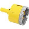 Aohhy Sega a Tazza Diamantata 45mm con Punte Guida, Professionale Vacuum Brasato Punte per Trapano Diamantate per Piastrelle, Porcellana, Vetro, Marmo e Ceramica