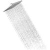 Hibbent Soffione Doccia a Pioggia, 12 Pollice (30x30cm), Docce Fisso Quadrato in Acciaio Inox, Soffione Doccia Grande Anticalcare ad Alta Pressione, Angolo Regolabile e Girevole,Cromo