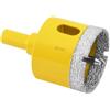 Aohhy Sega a Tazza Diamantata 42mm con Punte Guida, Professionale Vacuum Brasato Punte per Trapano Diamantate per Piastrelle, Porcellana, Vetro, Marmo e Ceramica