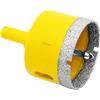 Aohhy Sega a Tazza Diamantata 50mm con Punte Guida, Professionale Vacuum Brasato Punte per Trapano Diamantate per Piastrelle, Porcellana, Vetro, Marmo e Ceramica