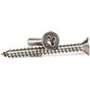 Screws City Viti autofilettanti a testa svasata a croce, 5,5 mm x 38 mm, A2 in acciaio inox (confezione da 20)