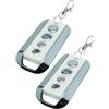 Puiseno 433 MHz Telecomando Cancello, 4 Canali Telecomando Porta Garage Compatibile con Avidsen 104257,114253,104250, 104251, 104350, 654100, 654300(2pcs)