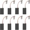 QUARKZMAN 8Pz Set Spazzole In Carbonio A69 Sostituisce 23x12.5x6mm Per La Maggior Parte Degli Utensili Elettrici Martello Trapano Motore Seghetto Circolare Pezzo Di Ricambio