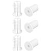 Goktvai 6pz 19mm Passacavi per Starlink, Siliconi Passaparete Antiscivolo Bussotti di Passaggio Cavi per Cavi Ethernet/TV Protezione Linee Impermeabile (Bianco)