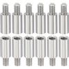 PATIKIL 12pz Distanziali M4, Distanziali Filettati Acciaio inossidabile M4 12+6mm Kit Viti Distanziali 4mm ID 6mm OD Adattatori Filettati Metrici Maschio Femmina per Circuiti PCB Droni RC