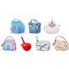 Real Littles - Mini borsa a mano con moschettone - Regalo a sorpresa - Modello e colori casuali - Stagione 2 - Materiale: nylon