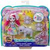 Enchantimals -Playset dalle Grandi Praterie con Esmeralda l'Elefante, 3 Amici Elefanti e 1 Ciuccio, Giocattolo per Bambini 4+ Anni, GTM30, multicolore