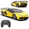 AEROQUEST Lamborghini - Auto telecomandata con licenza ufficiale Lambo Aventador SVJ, in scala 1:16, giocattolo per bambini, sport da corsa, hobby, regalo di compleanno per ragazzi e ragazze