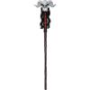 Spinosaurus 96,5 cm Halloween mago staff voodoo teschio staff malvagio pecora corno anziano bacchetta gotica costume costume accessori