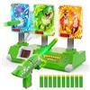 Kidluna Dinosauri Tiro Bersaglio Bambini Luminosi Elettrico Digitale con Pistola Giocattolo, Esterno Giardino Giochi Bambino 3-12 Anni Regalo Bambino 3 4 5 6 7 8 9 Anni Maschio Gioco Bimbo Regali Compleanno