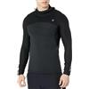 Hurley Coast Guard Hooded Surf Top Maglietta, Nero, XXL Uomo