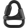 PETZL P11 8BN Delta - Collegamento rapido Triangolare in Acciaio, 8 mm, Nero