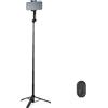 Amazon Basics - Bastone per Selfie per Telefono 91cm, Treppiede Portatile ed Estensibile, con Telecomando Wireless, Nero
