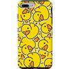 Cute Yellow Duck Design for Duck Lovers Divertente motivo anatra | Simpatico design di paperella in gomma gialla Custodia per iPhone 7 Plus/8 Plus