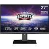 MSI Optix MAG274QRX Monitor Gaming 27 WQHD, Pannello Rapid IPS 2560 x 1440, 240 Hz / 1 ms GtG, Compatibile con G-SYNC, DisplayHDR 400 - DP 1.4a, USB Type-C, Nero
