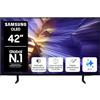 Samsung OLED 4K Vision AI Smart TV 42'' QE42S90FAEXZT Processore NQ4 AI Gen3r, 4K AI Upscaling Pro, OLED HDR+, Motion Xcelerator 144Hz, PACCHETTO INTRATTENIMENTO, 2025