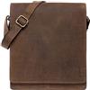 LEABAGS London Borsa a Tracolla in Pelle - Messenger Vintage Unisex - Piccola Borsa in Vera Pelle dallo Stile Casual ed Elegante - Crossbody per l'Uso Quotidiano