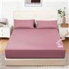 DUJUIKE Coprimaterasso Impermeabile, Lenzuolo Con Angoli Impermeabile, Tasca Profonda, Adatto Per Materassi Da 20-40 Cm, Adatto Per Gatti, Cani, Bambini, Ipoallergenico(Rosa,120x200cm)