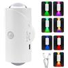 Jadyon Lampada da parete intelligent, Applique da Parete LED Ricaricabili, Sensore di Movimento per Luci e Batteria Dimmerabile, Interno RGB Luce Notturna per Camera Letto, Facile Installazione Applique