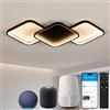 Sky angle Lampada a Soffitto Smart con Controllo Vocale tramite Alexa/Google Home, LED Dimmerabile, Lampada a Soffitto LED per Soggiorno, Camera da Letto, Bagno, Cucina