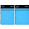 NU Craze Cloud Range - Taccuino A5 blu, con rilegatura a spirale, quaderni di cancelleria, blocco note a righe, 110 pagine, NU003357-FSC-BL (Confezione da 2)