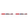 Pentel BLN75-B Roller 0.5mm Needle Tip, Blue Body with Red Accent (BLN75-B) (Confezione da 2)