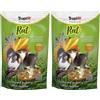 Tropical RAT 500g - Mangime completo per ratti con banane dolci, uva passa e carote (Confezione da 2)