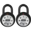 Abus 78/50C/F - Lucchetto con combinazione, tipo cassaforte (Confezione da 2)
