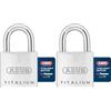 ABUS Candado Titalium 20mm llaves iguales (Confezione da 2)