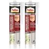 Pattex Silicone Sigillante Finestre Infissi, Silicone Grigio Sigillante Neutro a Basso Modulo, Elastico, per Serramenti, Porte, Finestre, Infissi, per Interni ed Esterni, Inodore, Cartuccia da 280 ml