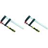 kippen 1081EA Strettoio da Falegname con Asta in Acciaio, 50x150 mm (Confezione da 2)