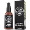 Viking Revolution - Olio Pre Rasatura Barba Uomo - Miglior Olio da Barba al Sandalo per Rasoio di Sicurezza e Rasoio a Mano Libera - Per una Rasatura Liscia e Senza Irritazioni - 30 ml