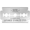 SHAVING REVOLUTION Viking Revolution 100 Count Double Edge Razor Blades Men's Safety Razor Blades for Shaving - Platinum Japanese Stainless Steel Double Razor Shaving Blades for Men for a Smooth, Precise and Clean Shave