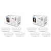 LVWIT Faretti LED Attacco GX53, 5W Equivalente a 40W, 470LM, Luce Bianca Calda 3000K, Lampadine LED Adatti per Mobili, Corridoio, Vetrine, Non Dimmerabile, Pacco da 8 Unità