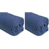 IPEA Tessuto in Cotone Popeline Blu Avio - 200 cm x 150 cm - Made in Italy - Tessuto al Metro per Cucito, Abbigliamento, Fodere, Arredamento, Accessori, Patchwork, Stoffa Tinta Unita per Cucire