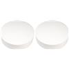 Rayher Styrofoam Disc, 30 cm x 7 cm, Plastica, Rotondo, Bianco (Confezione da 2)