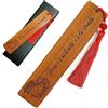 Dolplp! Segnalibro Regalo Gufo, Segnalibro Legno, Particolare Portafortuna da Regalare, Frasi Motivazionali, Regali Per Compleanno Amici Studenti Natale Bomboniere Laurea
