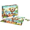 Sentosphère Calypto 3907604 - Puzzle da 36 Pezzi, Motivo: Pirati, con Inserti Morbidi e Superficie vellutata, per Bambini dai 4 Anni in su, Motivo: Nave Pirata