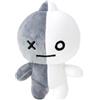 AURORA, 61463, BT21 Merchandising ufficiale, Van peluche, piccolo, grigio e bianco