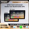 HIZPO Autoradio Android 14 2Din con Snapdragon 6115, Navigazione Auto Universale, Carplay, Lettore Multimediale, GPS Stereo 4G