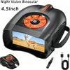 NONE Occhiali per la visione notturna per adulti Binocolo per visione notturna a infrarossi da 5 W con schermo grande HD da 4,5 pollici con luce tattica Regali per uso giorno e notte