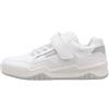 Geox J Perth Boy E, Scarpe da Ginnastica, White Lt Grey, 33 EU