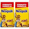 NESQUIK Preparato per Bevanda con Cacao Solubile, Sacchetto 800g (Confezione da 2)